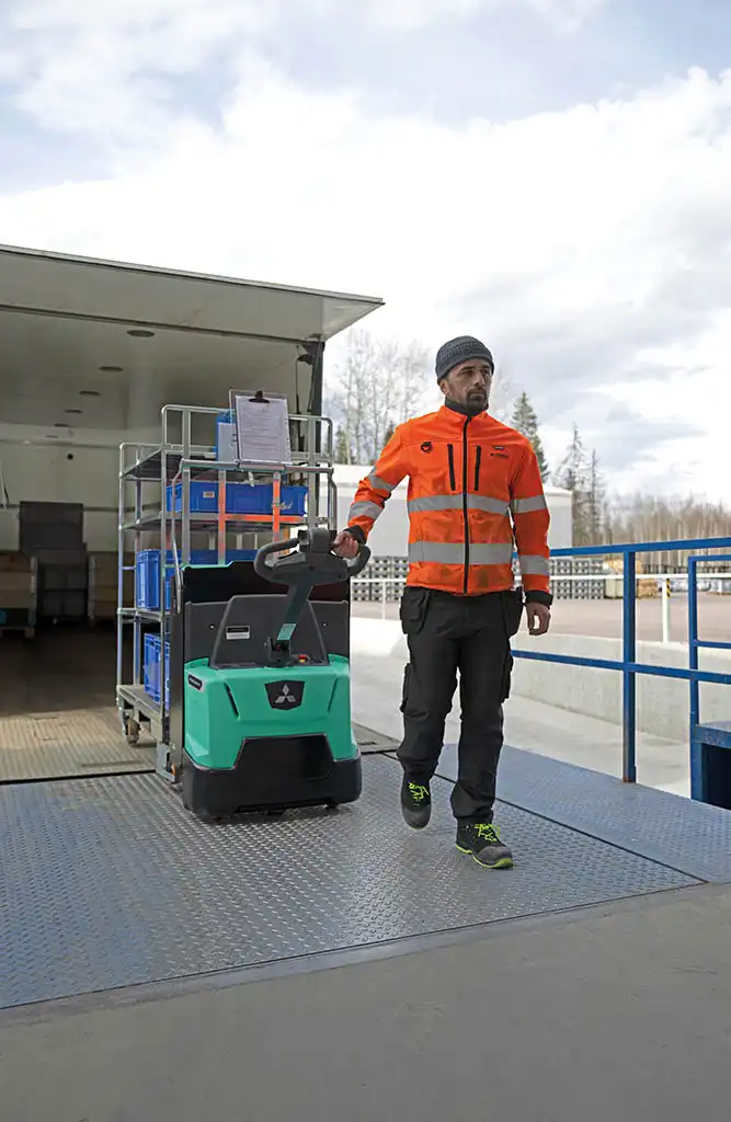 transpallet elettrico Mitsubishi