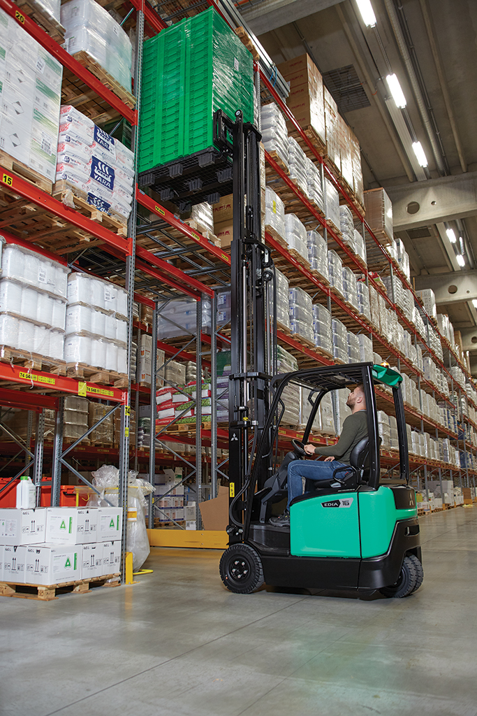 Carrello elevatore elettrico Mitsubishi EDiA EM 3 ruote